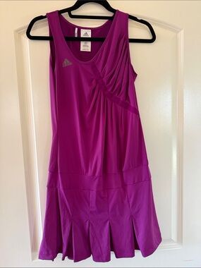 Adidas Fuchsia Sleeveless Tennis Dress